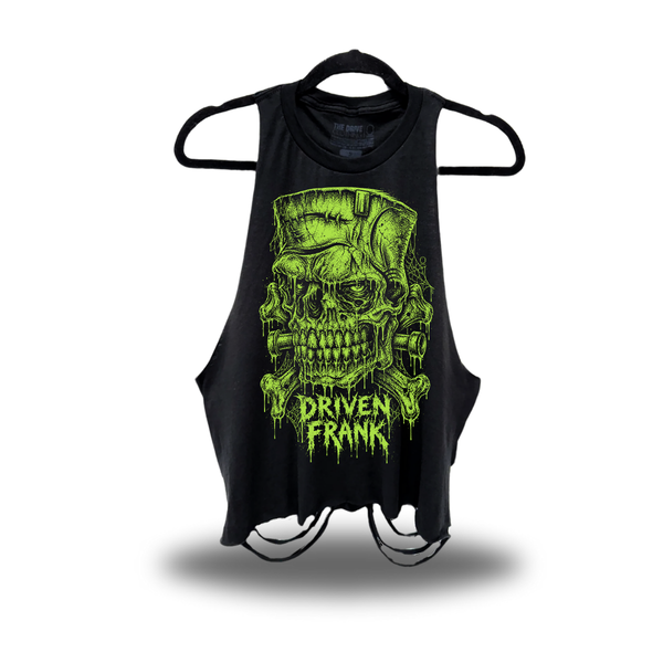 DRIVEN FRANK ROAD RASH CROP TANK TOP
