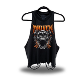DRIVEN FURY ROAD RASH CROP TANK TOP
