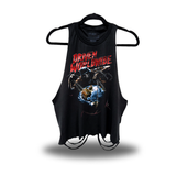 DRIVEN WORLDWIDE ROAD RASH CROP TANK TOP
