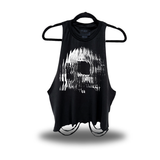 FRAGMENT SKULL ROAD RASH CROP TANK TOP