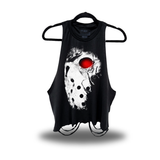 SILENT SLASHER ROAD RASH CROP TANK TOP