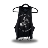 LIFE COFFEE ROAD RASH CROP TANK TOP