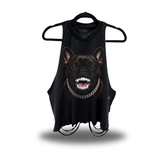 FRENCHIE GRILLZ ROAD RASH CROP TANK TOP