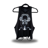 DEAD FREQUENCY ROAD RASH CROP TANK TOP