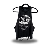 NO COMFORT ROAD RASH CROP TANK TOP