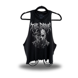 FIGHTING EVIL ROAD RASH CROP TANK TOP