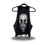 FU SKULL ROAD RASH CROP TANK TOP