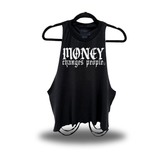 MONEY CHANGES ROAD RASH CROP TANK TOP