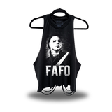 FAFO MYERS ROAD RASH CROP TANK TOP