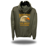 WILD N FREE MILITARY GREEN HOODIE