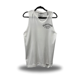 FEAR FADES WHITE ROAD RASH TANK TOP