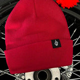 NO FUCKS GIVEN BEANIE RED