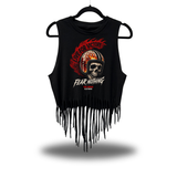 LIVE VICTORY WESTERN FRINGE CROP TANK TOP