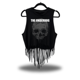 THE UNDERDOG WESTERN FRINGE CROP TANK TOP
