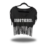UNBOTHERED WESTERN FRINGE CROP TOP