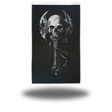 SKULL AXE FLAG