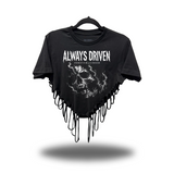 FOREVER CURSED ROAD RASH HEART CROP TOP