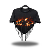 DRIVEN GHOST RIDER BATTLE ROAD RASH HEART CROP TOP