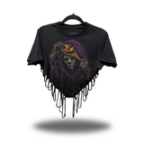 MYERS COMING ROAD RASH HEART CROP TOP