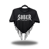 SOBER ROAD RASH HEART CROP TOP