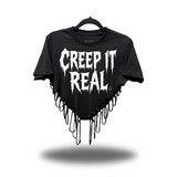 CREEP ROAD RASH HEART CROP TOP