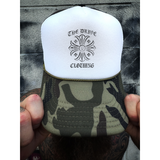 IRON CROSS FOAM CURVED BILL CAMO HAT
