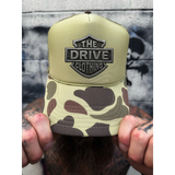 TDC HERITAGE BADGE FOAM CURVED BILL SAND CAMO HAT