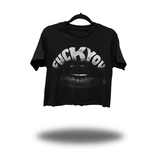 FU LIPS CROP TOP
