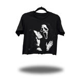 WORSHIP GHOSTFACE CROP TOP