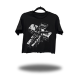 DICE CROSS CROP TOP