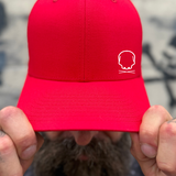 IDC SIDE STYLE RED FLEXFIT COTTON HAT