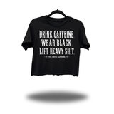 WEAR BLACK CROP TOP