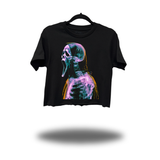 GHOSTFACE SKELETON CROP TOP