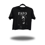 FAFO BEAR CROP TOP