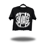 SAVAGE TEETH CROP TOP