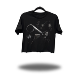 BLASTED SCREAM CROP TOP