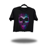 NEON SKULL CROP TOP