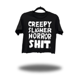 CREEPY HORROR CROP TOP