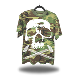WORK OVER DEATH VINTAGE CAMO OVERSIZED TEE