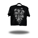 GHOST CROSS CROP TOP