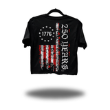 250 YEARS STRONG CROP TOP