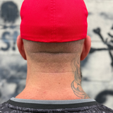 NOBODY CARES STYLE RED FLEXFIT COTTON HAT
