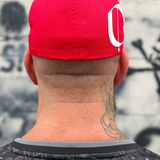 OG SIDE STYLE RED FLEXFIT COTTON HAT