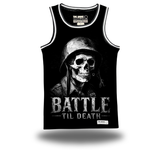 BATTLE DEATH BLACK BASKETBALL JERSEY