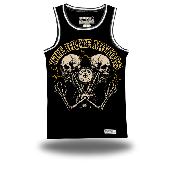 THE DRIVE MOTORS BLACK BASKETBALL JERSEY