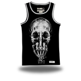 FU SKULL BLACK BASKETBALL JERSEY