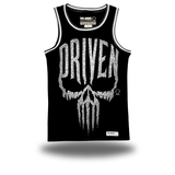 DRIVEN SKULL BLACK BASKETBALL JERSEY