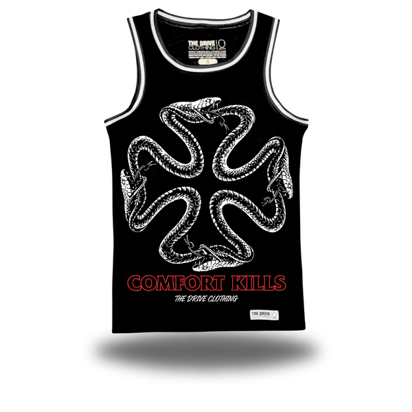 SHED COMFORT BLACK BASKETBALL JERSEY