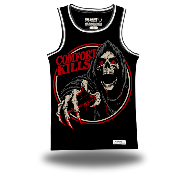 COMFORT REAPER BLACK BASKETBALL JERSEY