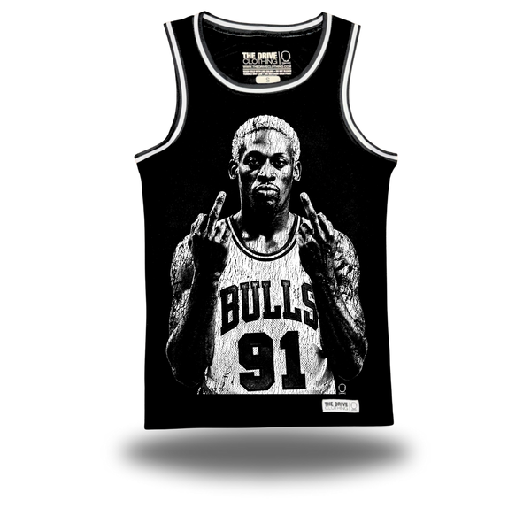 FU WORM BLACK BASKETBALL JERSEY